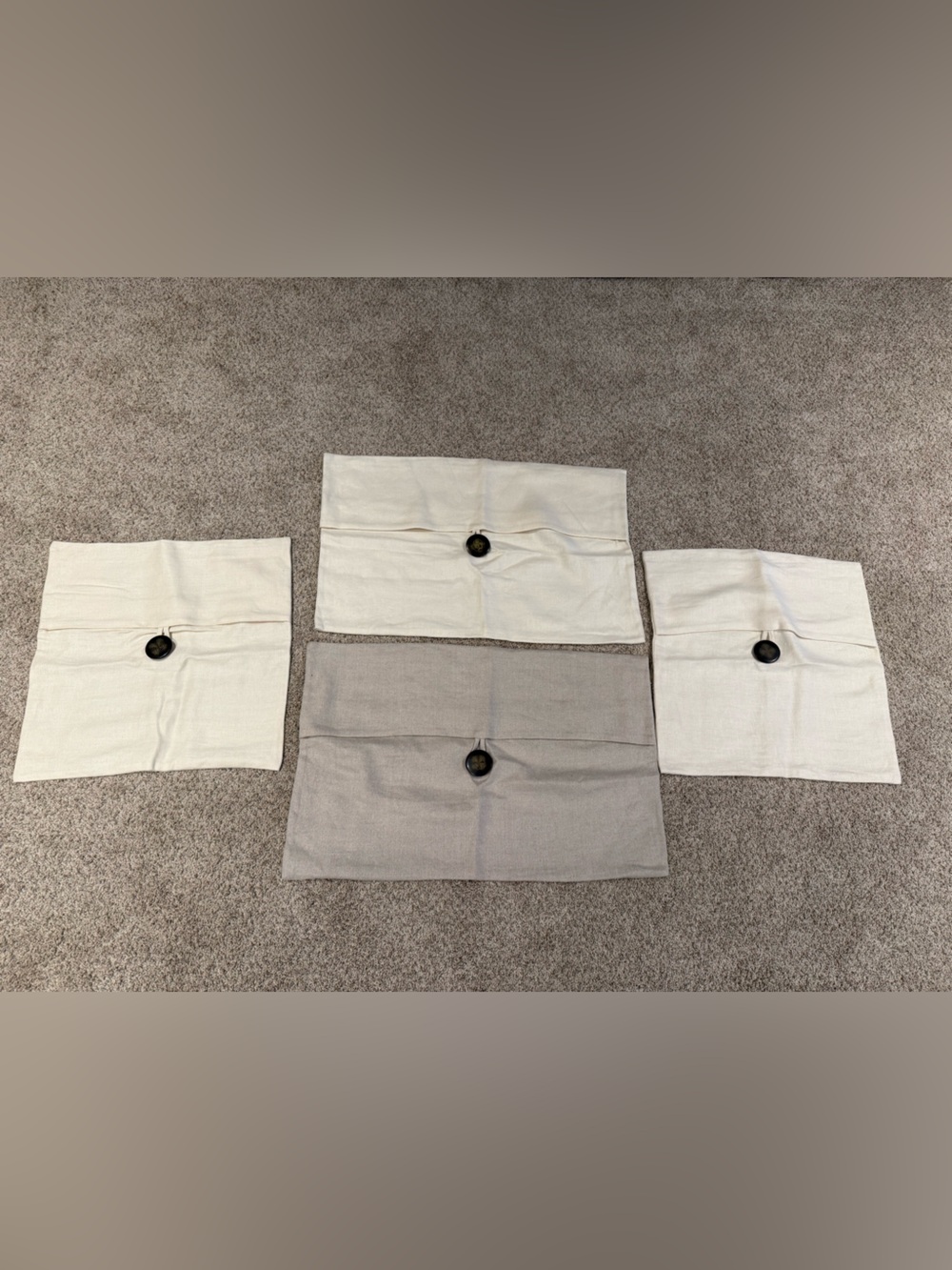 Pottery Barn Linen Pillow Cover - set of 2 NWOT